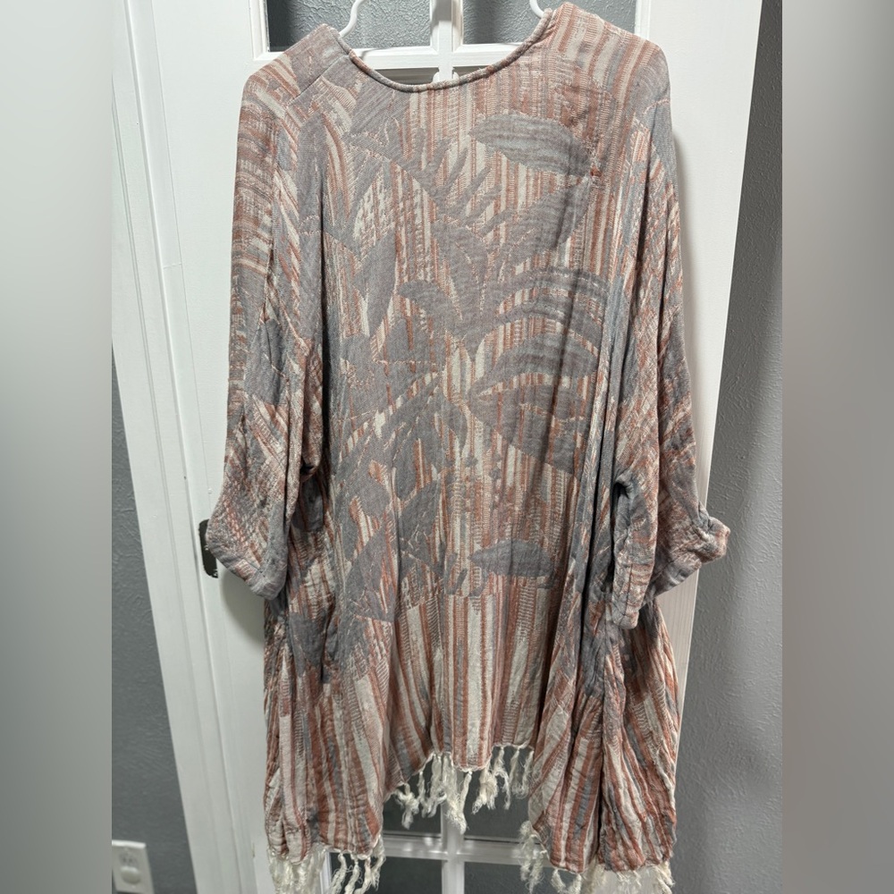 Soft Surroundings Bohemian Fringe Kimono - Picture 10 of 10